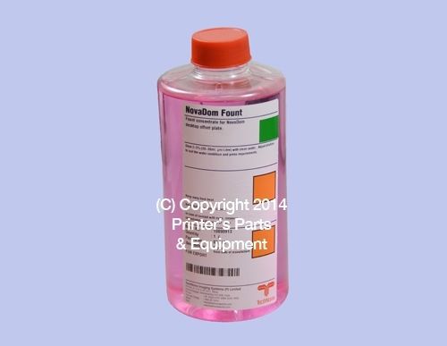 Pink Fountain Solution for all Polyester Laser Printing Plates