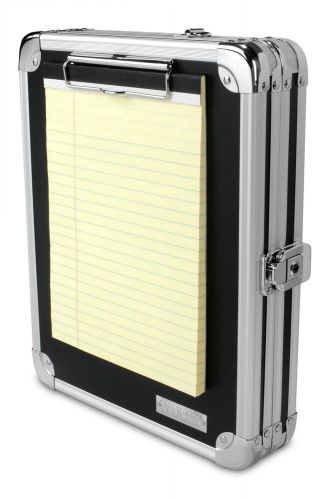 Vaultz locking storage clipboard for letter size sheets key lock black (vz001... for sale