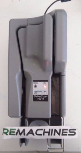 tellerscan ts215 Check Reader, Powers up, Power cord included. FREE SHIPPING!