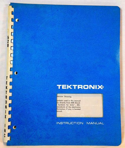 TEKTRONIX Manual TYPE 528 TELEVISION WAVEFORM MONITOR - Excellent Condition