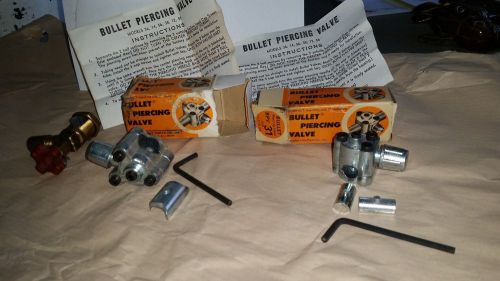 3 vintage bullet piercing valves tubing bpv 31, 21 for sale