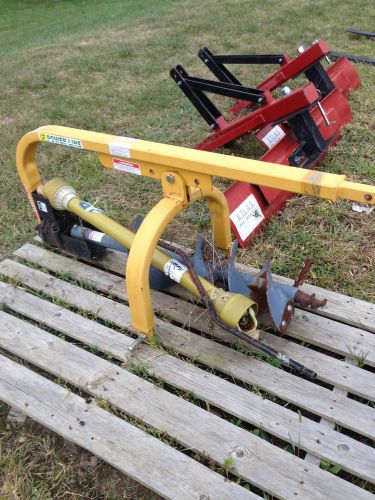 3pt fence post hole digger auger yard garden top line usa jd mf farm tractor for sale
