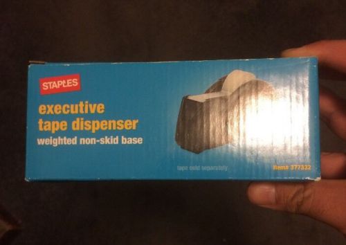 Staples Desktop Tape Dispenser, Black