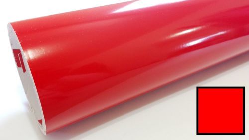 1 Roll 30&#034; X 10&#039; Gloss Red Oracal 651 Sign Making Vinyl Craft &amp; Hobby Cutting