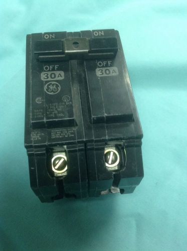 General electric , ge  2 pole 30 a  circuit  breaker thql-2130 for sale