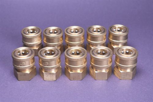 10 Landa Karcher Brass 3/8 Coupler Pressure Washer Quick Connect Female 4000 PSI