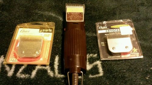 Vintage Stewart by Oster Pro. Animal Hair Clippers Trimmer SSC40 w/ two Blades