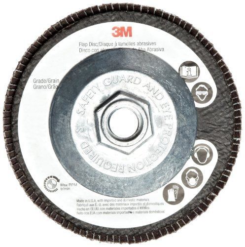 3m flap disc 577f, t27 giant, alumina zirconia, dry/wet, 4-1/2&#034; diameter, 60 for sale