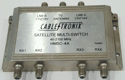 Satellite Multi Switch 4-Way Satellite 40-2150Mhz Model # HMSC-4A