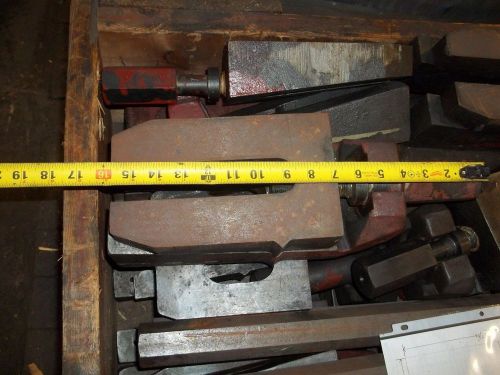 LOT OF 32 HEAVY DUTY MACHINE TOOL LEVELING WEDGES 17X6X4&#034; EXTENTION