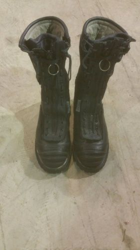 Crosstech Footwear Power-Toe Firefighter Boots Leather Men&#039;s SZ 9.5
