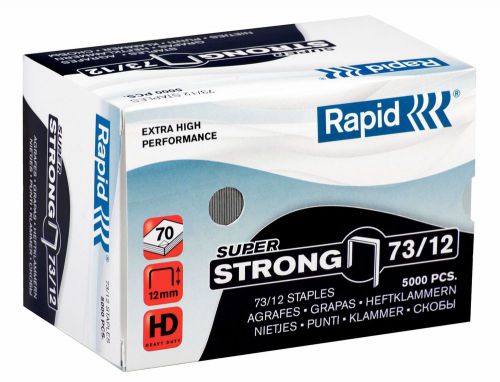 RAPID SuperStrong Staples 73/12 Textile 5,000 Pcs