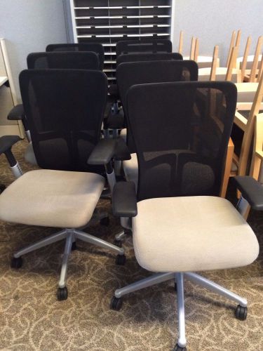 Rci-041 - black/tan - - haworth &#034;zody&#034; task chairs for sale
