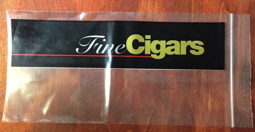 100pc 5&#034; X 10&#034; Clear ZIP LOCK Zipper Fine Cigar BAGS 2 MIL POLY