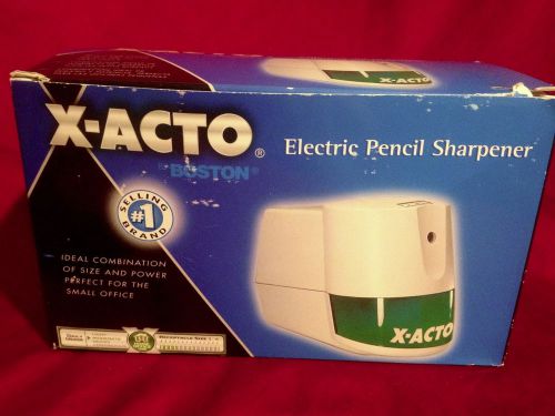 X-ACTO By BOSTON Electric Pencil Sharpener (19215) New! Free Shipping!