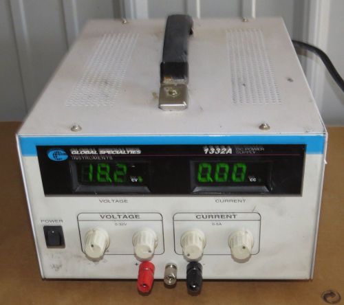 Global Specialties Regulated DC Power Supply Model 1332A