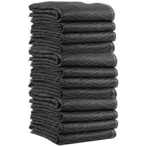 Cheap Cheap Moving Boxes - Deluxe Moving Blankets (12-Pack) - Size: 72 X 80