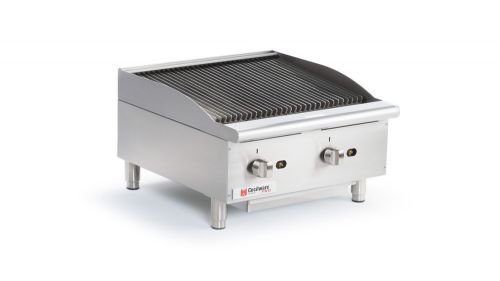 GMCW CCP24, 24-Inch Wide Gas Counter Charbroiler, ETL/CETL