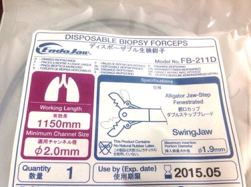 OLYMPUS FB-211D Bronchoscope Biopsy Forcep 2mm x 1150mm Alligator without Needle