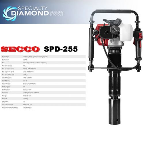 SECCO T Post Driver GPD1-JH55 Gas Powered Fence Post Driver Jack Hammer Pickett