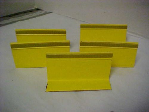 Lot of 24 new yellow  pavement markers reflective road driveway peel and stick for sale