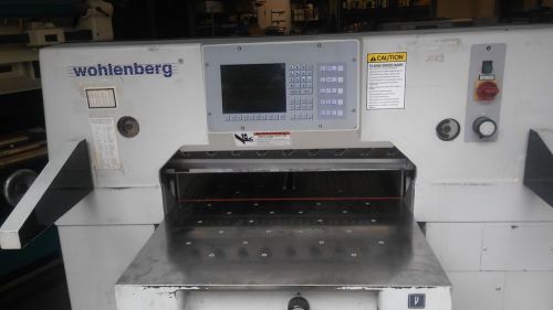 2000 Wohlenberg 92 36&#034; Cutter w/airbed, air tables, computer control, job memory