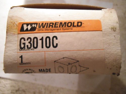 Wiremold #G-3010C - Raceway entrance end fitting - NEW BUT ORIGINAL BOX DAMAGED