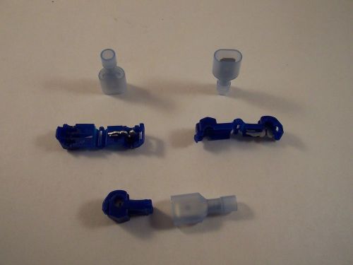 Blue t-tap connectors 16-14 gauge - lot of 10 for sale