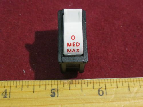 2 Step Rocker Switch Off, MED, MAX. lot of 5