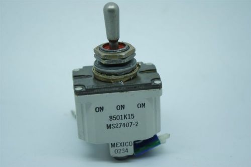 HONEYWELL White Momentary Toggle Switch ON-ON-MOM MS27407-2 2TL1-56