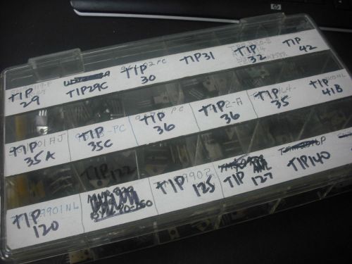 TIP TRANSISTOR   COLLECTION WITH ORGANIZER BOX-NOS