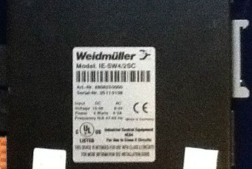 Weidmuller Switch   IE-SW4/2SC