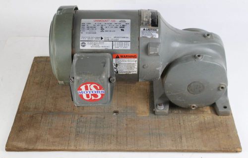 U.s. electrical motors unimount gearmotor .5hp 58:1 e180a-e438 usg for sale