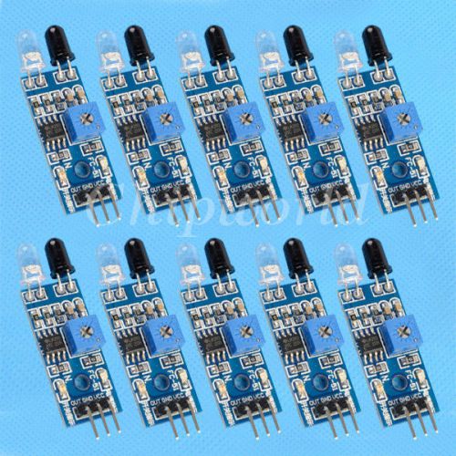 10pcs ir infrared obstacle avoidance sensor for arduino smart car robot new for sale