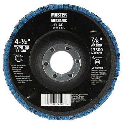Disston company 4.5-inch 36-grit zirconia flap disc for sale