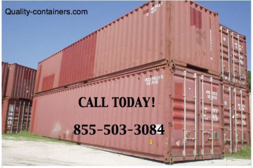 40&#039; ISO CARGO SHIPPING CONTAINER: WWT - Wind and Water Tight - Houston, TX
