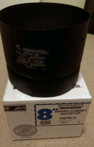 NEW IN BOX -Double Wall Stove Pipe CHIMNEY Adapter DS-DSP8CA  Adapter 8&#034;