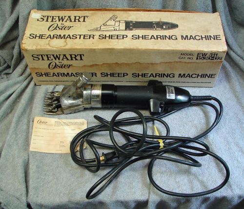 Stewart by oster shearmaster sheep shearing machine ew311a llama alpaca for sale