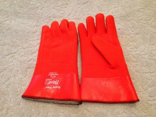 1 pair showa best glove insulated pvc coated gloves super flex 75-10 - $7.99 for sale