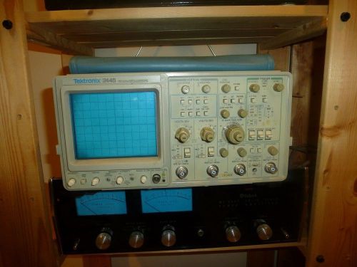 Tektronix 2445 150 MHZ 4 channel Oscilloscope Works Great Fully tested