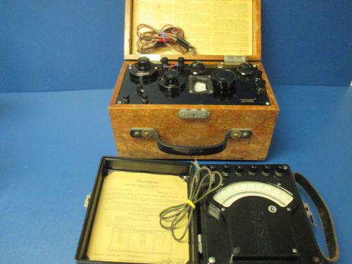 Antique Rubicon 2732 Precision Potentiometer &amp; Westinghouse Current Micrometer