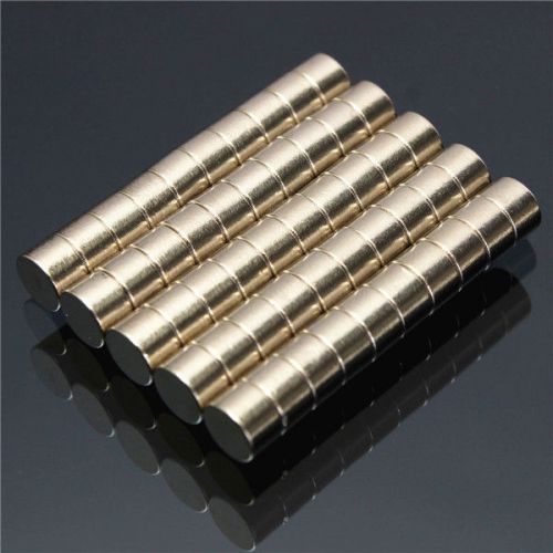 50pcs 6x4mm N50 Strong Disc Rare Earth NdFeB Neodymium Magnets