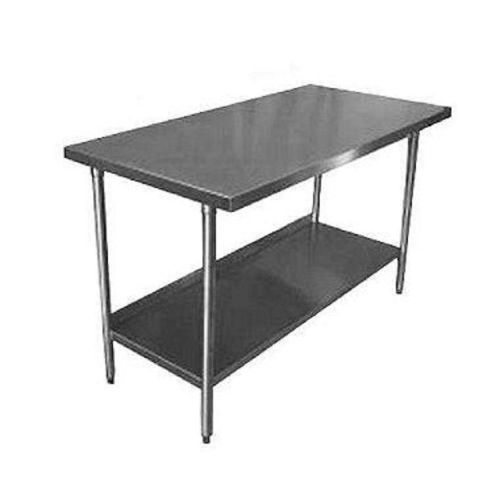 Stainless Steel Work Table 30 in. x 60 in. x 34 in. Garage Restaurant AB984113