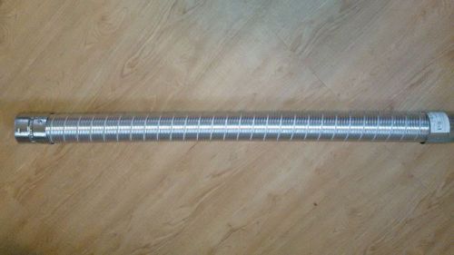 (qty: 6) b-vent 3&#034; diameter single wall flex connector x 4&#039; length - mswf0304 for sale