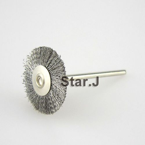 50pcs new wire steel brush polishing wheel for rotary dremel tools 2.35mm for sale