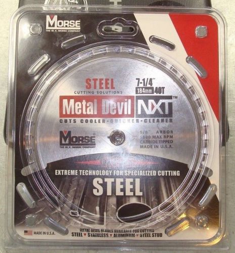 Morse Metal Devil NXT 7 1/4&#034; Steel Cutting Blade