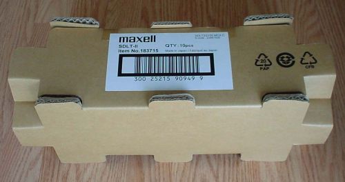 (Brand new) MAXELL Super DLTtape II 300GB  600GB  Pack of 10 Tapes