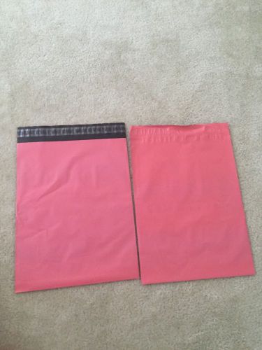 2 - Pink 10 X 13&#034; Poly Mailers Boutique  Shipping Bags Envelopes