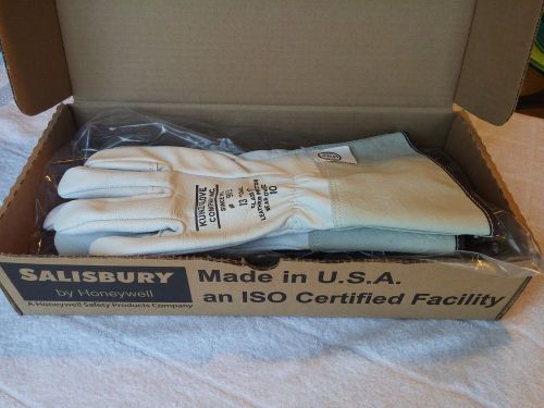 Salisbury lineman gloves class 0 low v + leathers for sale