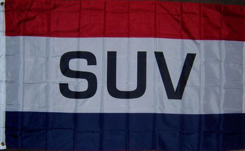 SUV auto sales banner Flag sign 3x5 ft New with brass grommets